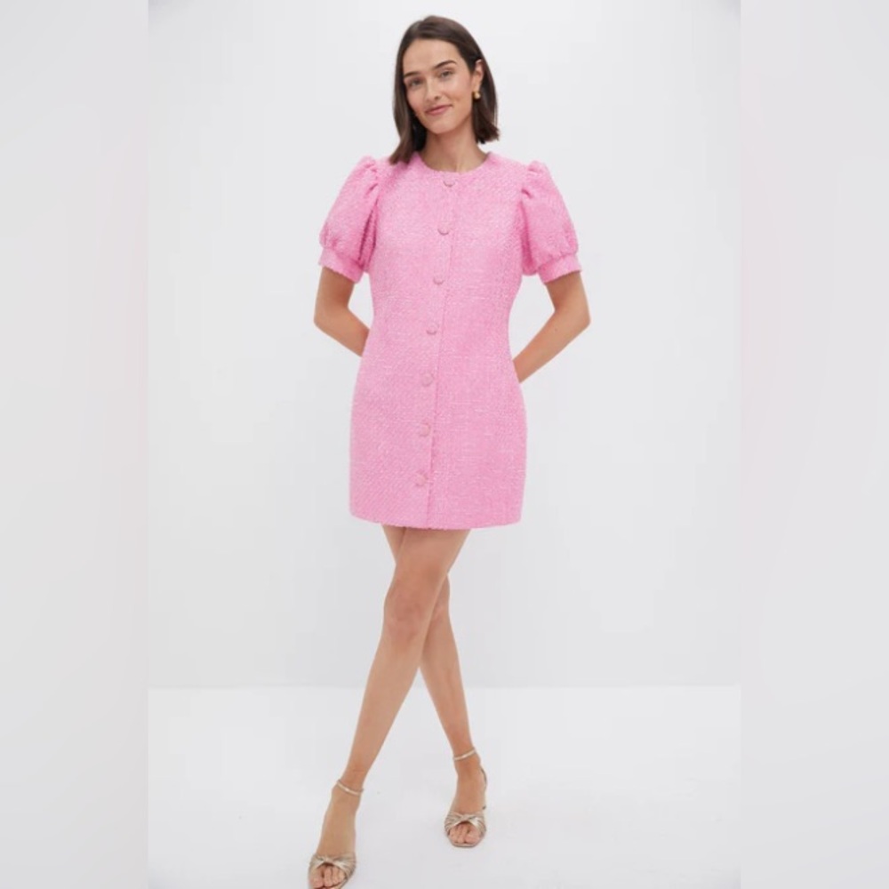 Tuckernuck HYACINTH HOUSE
Pink Tweed Kit Mini Dress size M NWT - Picture 6 of 11